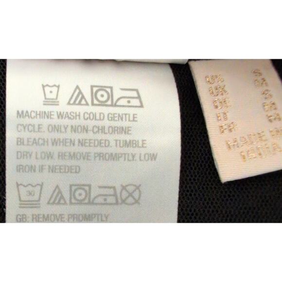 LOGO Lavish Sheer Mesh Embroidery Lace Tunic Dress Medium Witchy Whimsigoth Boho - Picture 6 of 6